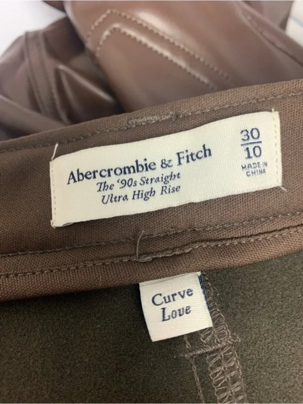 Abercrombie & Fitch Faux Leather Pants